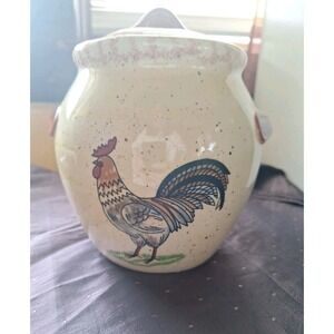 Vintage LTD Commodity Rooster Cookie Jar Kitchen Canister No‎ Cracks